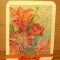 Handmade Card with Flowers