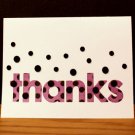 Handmade Card - Thanks