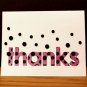 Handmade Card - Thanks