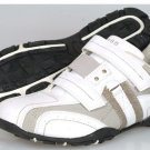 VELCRO Mens Sneakers BEIGE WHITE Fashion Loafers Low-Top Driving Casual Shoes
