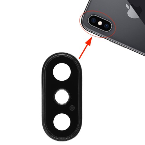 Back Camera Bezel with Lens Cover for iPhone XS / XS Max (White)
