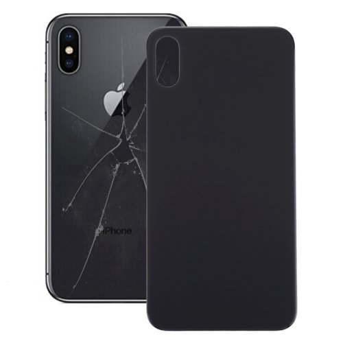 Glass Battery Back Cover for iPhone XS(Black)
