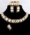 Gold Plated Rhinestone Set