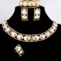 Gold Plated Rhinestone Set