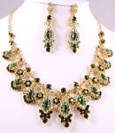 Rhinestone Necklace Set