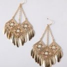 Metal Earrings / 3"x2"