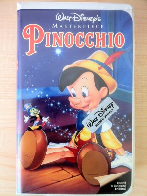 Pinocchio (Disney Masterpiece Restored VHS, 1993)