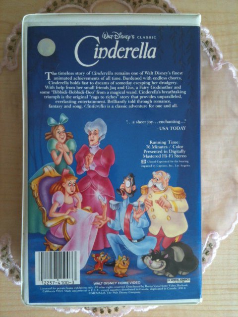 Cinderella (VHS, 1995)