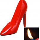 Gas Lighter - High-Heeled Shoe Style - Red - New