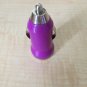 Universal mini USB Car Charger Adapter for all Cell phones - Dark Purple Color