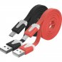 Journeys Edge Micro USB To USB 2.0 8Ft Data Cable In Red Color