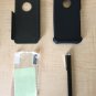 Black Rugged Rubber Matte Hard Case Cover For SE/5S/5 5c w/Screen Protector w/Stylus Touch pen