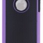 Purple Rugged Rubber Matte Hard Case Cover For SE/5S/5 5c w/Screen Protector w/Stylus Touch pen