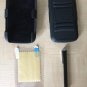 Black Rugged Hybrid Case Cover + Belt Clip Holster For Samsung Galaxy S3 S III i9300