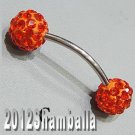 CRYSTALLIZED Shambala Earrings - RED