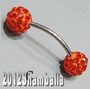 CRYSTALLIZED Shambala Earrings - RED