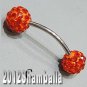 CRYSTALLIZED Shambala Earrings - RED