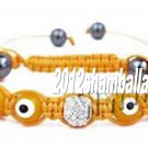 Shamballa Bracelet Yellow Design