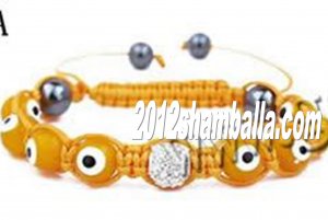 Shamballa Bracelet Yellow Design