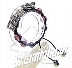 Shamballa Bracelet  Shiny Pink