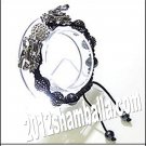 Shamballa Bracelet  Shiny Black