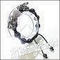 Shamballa Bracelet  Shiny Black