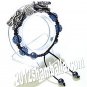 Shamballa Bracelet  Shiny Blue