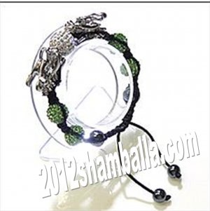 Shamballa Bracelet  Shiny Green