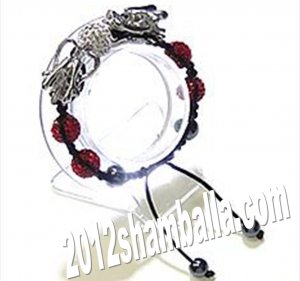 Shamballa Bracelet  Shiny Red