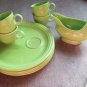 Vintage Retired Charteuce Set of 9 Fiesta Pieces