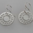 Mexican Sterling Silver 925 Silver Earrings, "LaPlateria"
