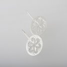 Mexican Sterling Silver 925 Silver Earrings, Musical Collection Small