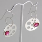 Mexican Sterling Silver 925 Silver Earrings "Fibonacci" Collection.