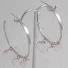Mexican Sterling Silver 925 Silver Earrings  "LOVE" Collection