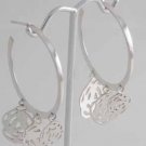 Mexican Sterling Silver 925 Silver Earrings  "Rosse" Collection