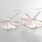 Mexican Sterling Silver 925 Silver Earrings. "Peacock" Collection.