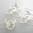 Mexican Sterling Silver 925 Silver Earrings "Aureolas" Collection.