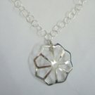 Mexican Sterling Silver 925 Silver Pendant Eight Points Star.