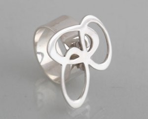 Mexican Sterling Silver 925 Silver Ring "Aureolas" Collection