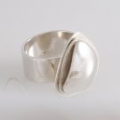 Mexican Sterling Silver 925 Silver Ring Triangle "Eclipse" Collection