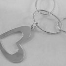 Mexican Sterling Silver 925 Silver linked bracelet with heart.
