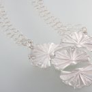 Mexican Sterling Silver 925 Silver Necklace Peacock Collection.