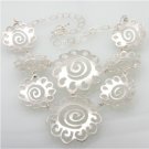 Mexican Sterling Silver 925 Silver Necklace "Paliacates" Collection