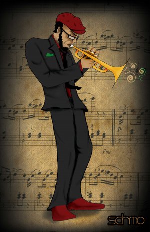 Trumpet man