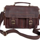 Handmade Genuine Leather Vintage Style Men Messenger Briefcase Bag Hot New 6037