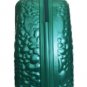 3 Pc Luggage Set Hardside Rolling 4Wheel Spinner Polycarb Case Travel Croc Green