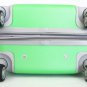 3 Pc Luggage Set Hardside Rolling 4 Wheel Spinner Upright CarryOn Travel Lime