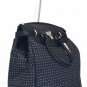 19" Computer/Laptop Bag Tote Duffel Rolling Wheel Case Purse Tablet Dots White
