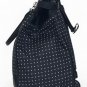 19" Computer/Laptop Bag Tote Duffel Rolling Wheel Case Purse Tablet Dots White