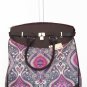 19" Computer/Laptop Bag Tote Duffel Rolling Wheel Case Purse Tablet Taj Pink